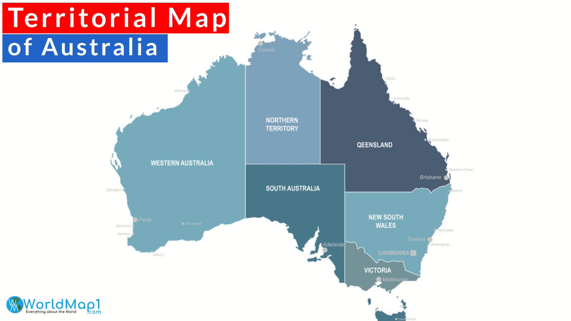 Territorial Map of Australia